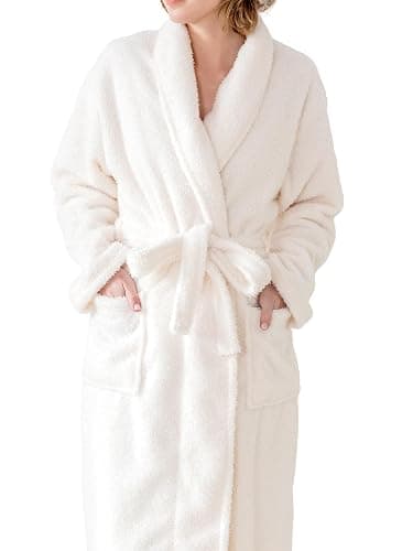 KORBLISS Robes for Women – Premium Plush Fleece Long Bathrobe for Women with Shawl Collar, Soft Warm Womens Robe thumbnail 3