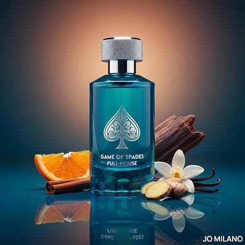 Jo Milano Game of Spades Full House Eau De Parfum Spray | 3.4 oz (100ml) | Cinnamon, Oud Wood, Neroli, Orange, Ginger Scent | Long Lasting Fragrance for Men and Women (Unisex) thumbnail 3