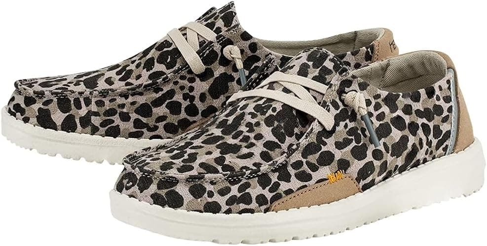 Hey Dude Women's Wendy Linen | Women’s Shoes | Women’s Lace Up Loafers | Comfortable & Light-Weight thumbnail 4