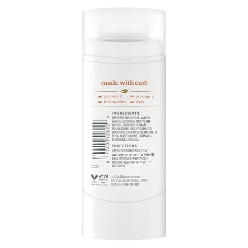 Dove Deodorant Stick Sparkling Vanilla for 72 Hour Odor Protection Aluminum Free 2.4 oz thumbnail 2