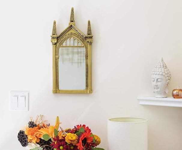 Harry Potter Replica Mirror of Erised Wall Decor | Hanging Mirror For Entryway, Living Room, Bedroom | Collectible Wizarding World Vanity Mirror | 25 x 10 Inches thumbnail 5