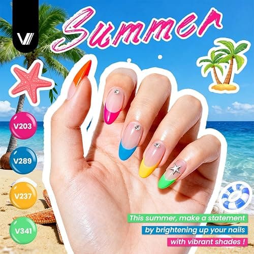 VANREESA 73 Pcs Gel Nail Polish Kit with U V Light and Nail Drill Kit 35 All Seasons Colors Nail Polish Set with Base Coat & 4 Effects Top Coat Gel Polish Nail Set Complete Nail Kit Gifts for Women thumbnail 4
