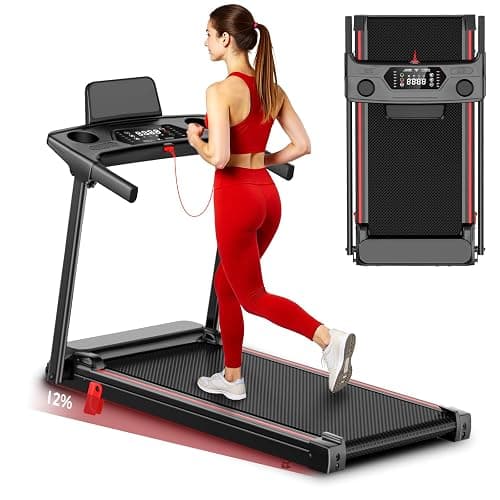 AoraPulse 3-in-1 Folding Treadmill with Incline & Handle, 3.0HP Brushless Motor, 330 lbs Capacity, LED Display, Portable Walking Pad Treadmill, Foldable Walking Treadmill for Home & Small Space - Image 1