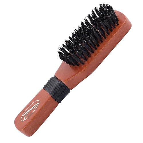 Fine Lines Slick Back Hair Brush – Reduces Frizz & Static, Smooths Flyaways for Sleek Styles – Boar & Nylon Adds Shine – Wooden Handle with Grip – For Women & Men thumbnail 4
