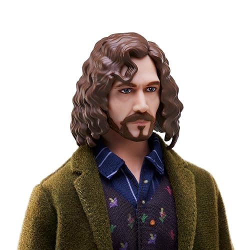 Mattel Harry Potter Collectible Sirius Black Doll (10-inch), Fully Posable, Wearing Signature Outfit with Wand, Gift for 6 Year Olds and Up, HCJ34 thumbnail 2