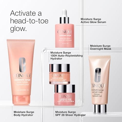 Clinique Moisture Surge Broad Spectrum SPF 28 Sheer Hydrator Face Moisturizer With SPF, Hyaluronic Acid, Aloe Bioferment + Provitamin D | Hydrating + Sun Protection thumbnail 7