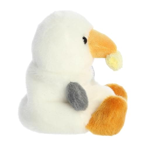Aurora® Adorable Palm Pals™ Buoy Seagull with Fry™ Stuffed Animal - Pocket-Sized Play - Collectable Fun - White 5 Inches thumbnail 4