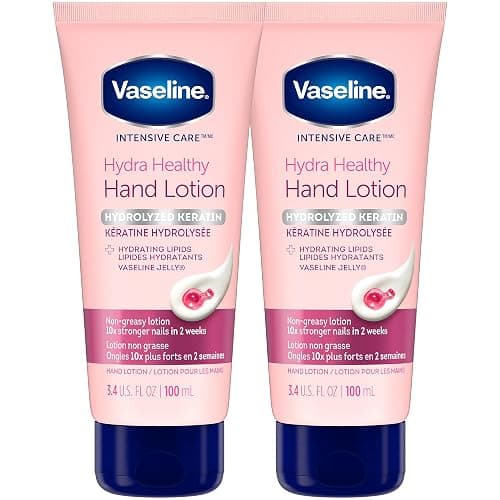 Vaseline healthy hands and stronger nails cream with keratin 75 ml - Image 1