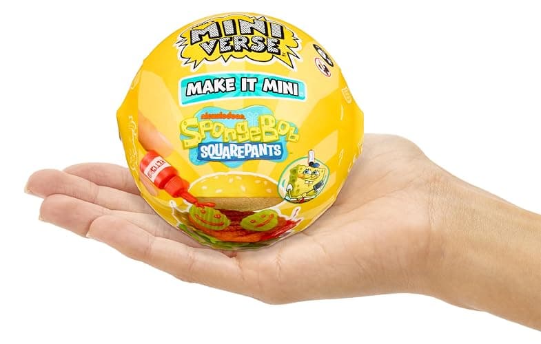 MGA's Miniverse Make It Mini Spongebob Squarepants, Mini Collectibles - Blind Pack, DIY, Resin, Replica Food, Not Edible, Collectors, Novelty, Gift, 8+ thumbnail 6