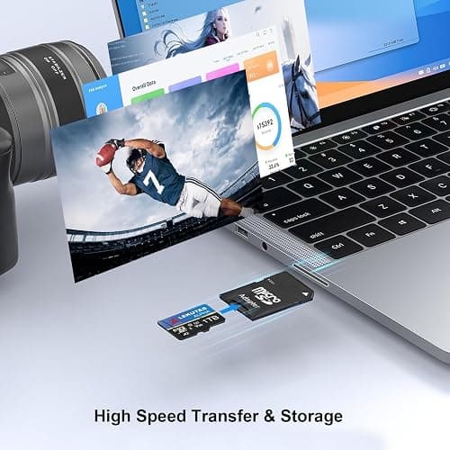 LEKUTAS 1T(999GB) Micro SD Card, microSDXC UHS-I Flash Memory Card TF Card, High Read Speed 120MB/s, C10, U3, A2, V30, for Full HD, 4K UHD Video Recording thumbnail 5