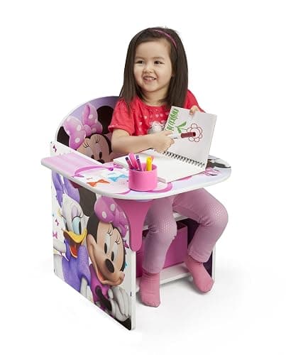 Delta Children Chair Desk With Storage Bin, Disney Minnie Mouse thumbnail 5