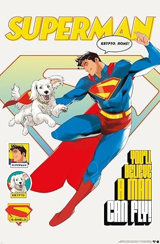 DC Studios Superman (2025) - Illustrated Poster - Image 1
