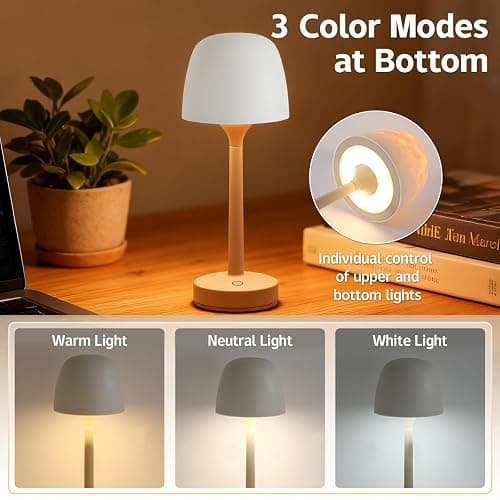 Peledic Waterproof Shower Lamp, Spa-Like Bathroom Light, Rechargeable Cordless Lamp with Touch & Remote Control, 16 Color Ocean Wave Projector, Shower Light for Inside Shower & Bathtub thumbnail 4