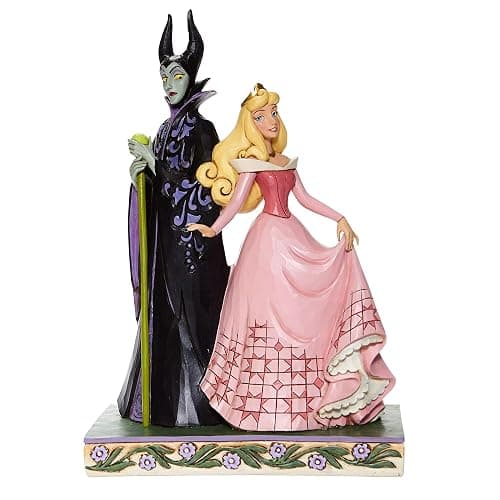 Enesco Disney Traditions by Jim Shore Sleeping Beauty Aurora and Maleficent Figurine, 9 Inch, Multicolor - Image 1