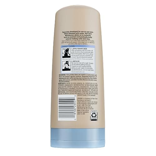 Jergens Natural Glow In Shower Lotion, Self Tanner for Medium to Deep Skin Tone, Sunless Tanning Wet Skin Lotion for Gradual, Flawless Color, 7.5 Ounce (Packaging May Vary) thumbnail 9