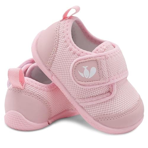 FEETCITY Baby First Walking Shoes Boys Girls Infant Sneakers Crib Shoes Breathable Lightweight Slip On Shoes thumbnail 7