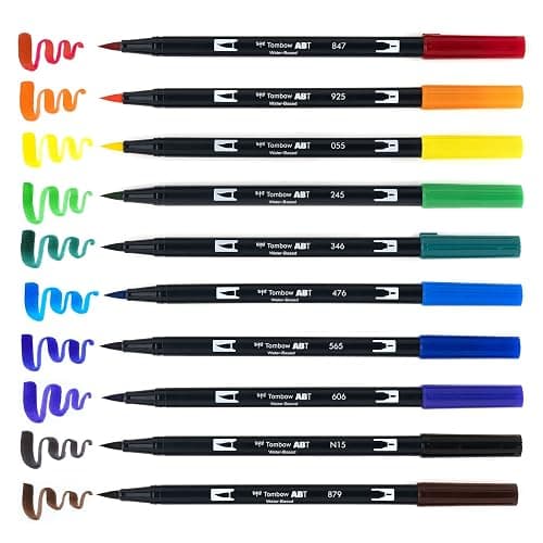 Tombow Dual Brush Marker 10-Piece Set: Primary thumbnail 7