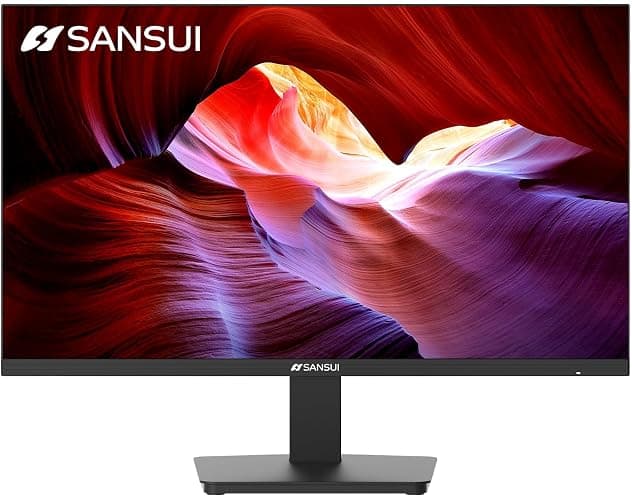SANSUI Monitor 24 Inch 100Hz PC Monitor, HDMI VGA Ports VESA Mount, FHD Computer Monitor Ultra-Slim Ergonomic Tilt Eye Care for Home Office (ES-24F2, HDMI Cable Included) thumbnail 9
