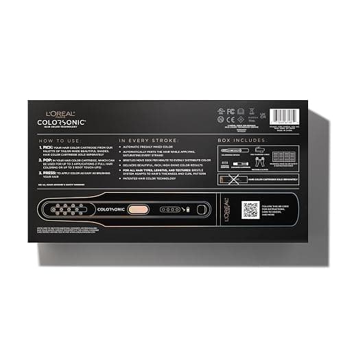 L'Oreal Paris Colorsonic Permanent Hair Dye Coloring Device for Root Touch Up, All Over Color, and Gray Coverage, Mistake-Free Application (Hair Color Cartridge Sold Separately) thumbnail 11