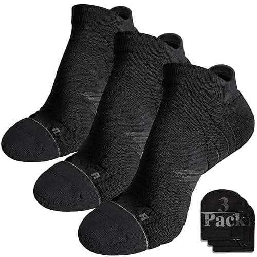 Hylaea No Show Running Athletic Anti-Blister Wicking Coolmax Socks, Seamless Anti-odor - Image 1