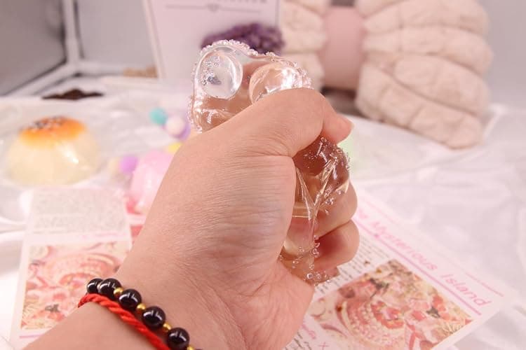 Taba Squishy Cat Paw Squeeze Toys,Sensory Fidget Toy for Your Best Mellow and Chill,Party Favors, Birthday Gift, Squishy Toys for Adults (Transparent) thumbnail 4
