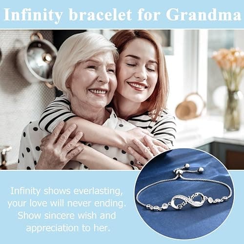 OAVOOK Infinity Bracelet for Women Special Jewelry Gift for Her | for Mothers Day, Birthday, Christmas Stocking Stuffer thumbnail 2
