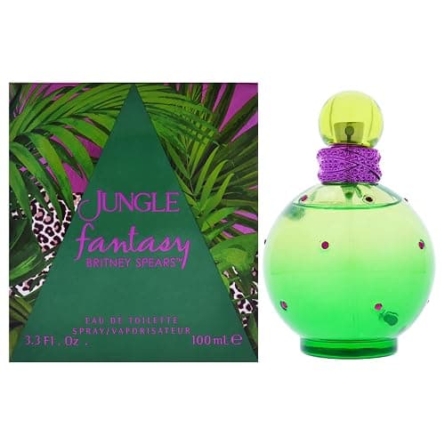 Britney Spears Jungle Fantasy Eau de Toilette Spray, 100ml, Floral Fragrance, Luxury Perfume for Women - Image 1