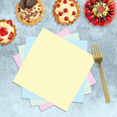 Oigco 60 PCS Pastel Paper Plates and Napkins, Pastel Party Decorations, Rainbow Paper Plates for Colorful Birthday Baby Shower Wedding thumbnail 2