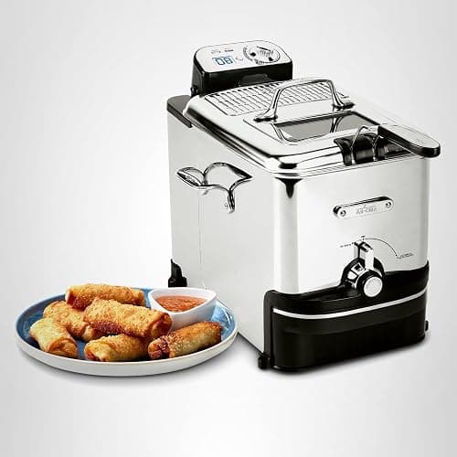 All-Clad Electric Deep Fryer with Basket and Lid, Stainless Steel Deep Fryer for Home Use, 1700W, Dishwasher Safe thumbnail 9