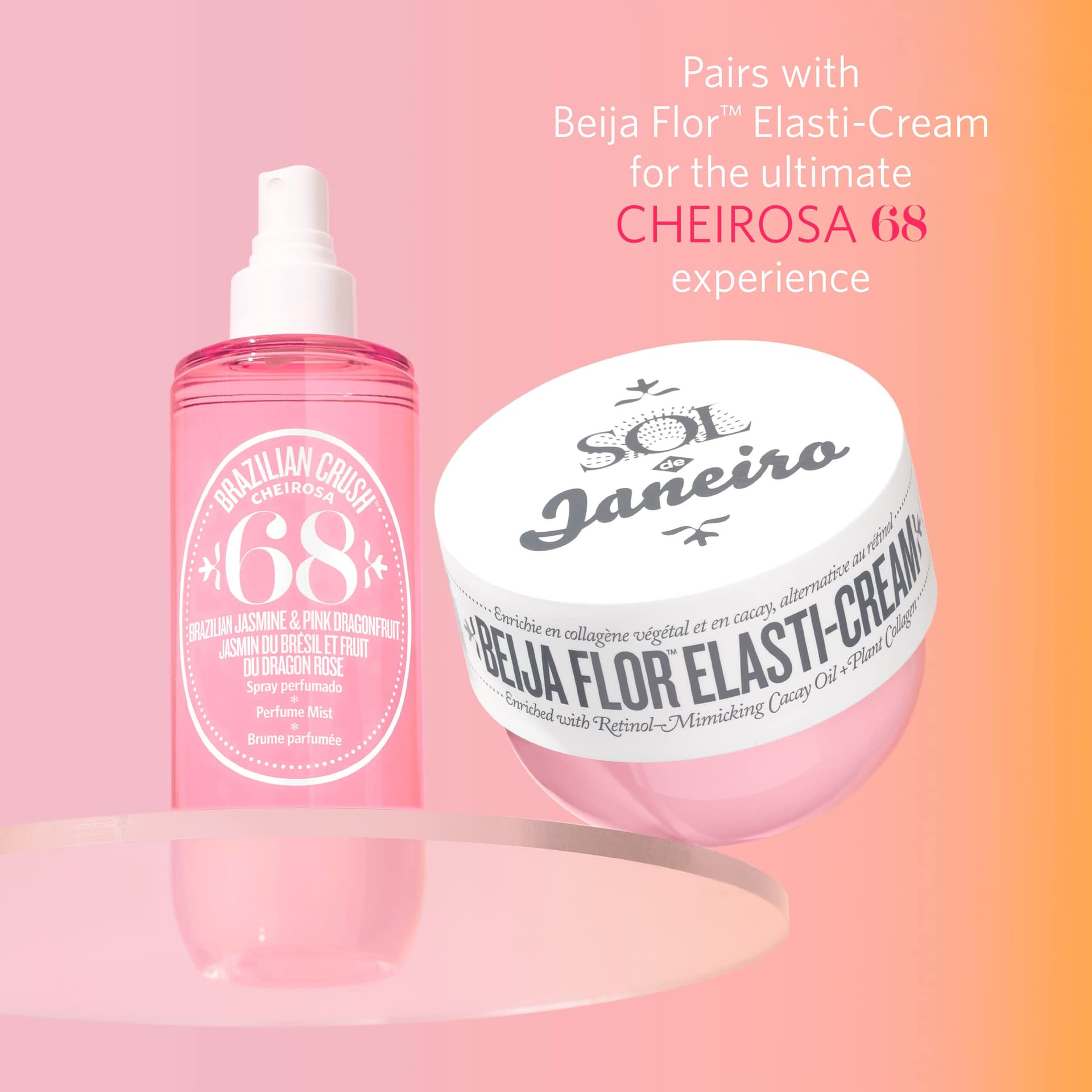 Sol de Janeiro Brazilian Crush Cheirosa 68 - Brazilian Jasmin and Pink DragonFruit For Women 8 oz Body Mist thumbnail 5