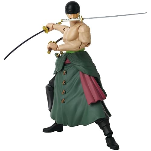 ANIME HEROES - One Piece - Roronoa Zoro Three Sword Style Action Figure | One Piece 6 Inch Action Figure Anime Heroes - Roronoa Zoro Three Sword Style thumbnail 3