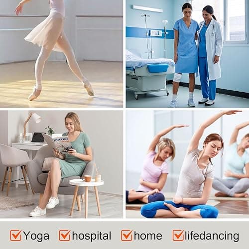 BCRMPT Non Slip Pilates Socks with Grips for Women, Grippy Yoga Socks,Anti Skid Athletic Socks for Ballet,Dance,Sports,Home thumbnail 6