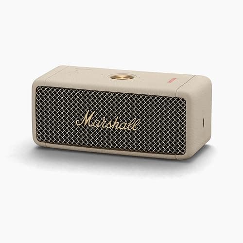 Marshall Emberton II Enceintes Bluetooth Portables, sans Fil, Ip67 Résistant à la Poussière et à l'eau, Plus de 30 Heures de Lecture, Charge Rapide - Creme thumbnail 2
