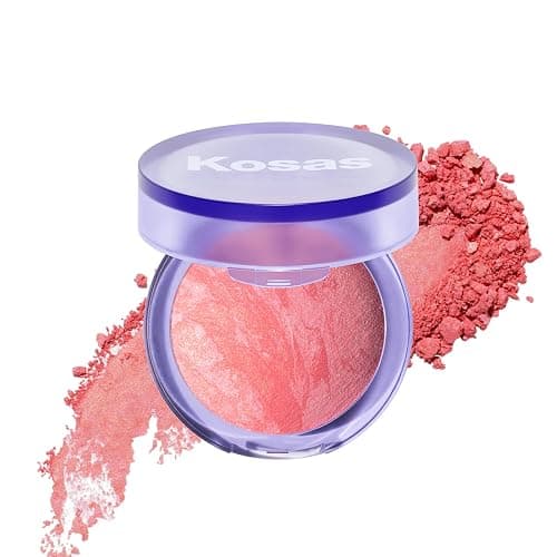 Kosas Blush is Life –Talc-Free Dimensional Blush Baked with Squalane & Hyaluronic Acid – Long Wear, Safe for Sensitive Skin - Blissed - Image 1