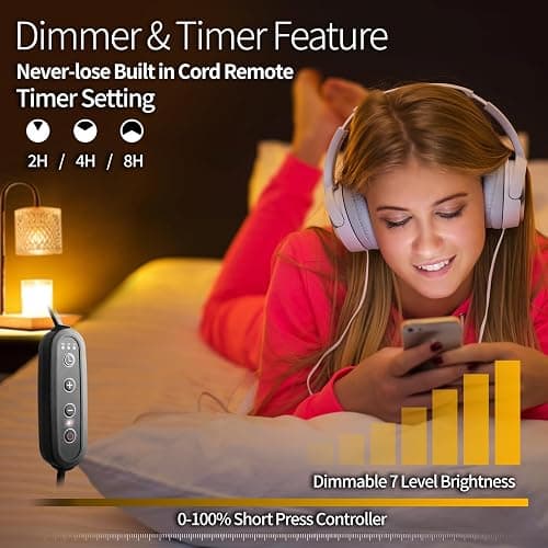 Candle Warmer Lamp, Candle Lamp Wax Warmer, Timer & Dimmer 7-Levels, Fits Cup Jar Candle, Top Melting, Crystal Heater Lamp for Scented Wax, Elegant Home Decor, Clear Glass thumbnail 4