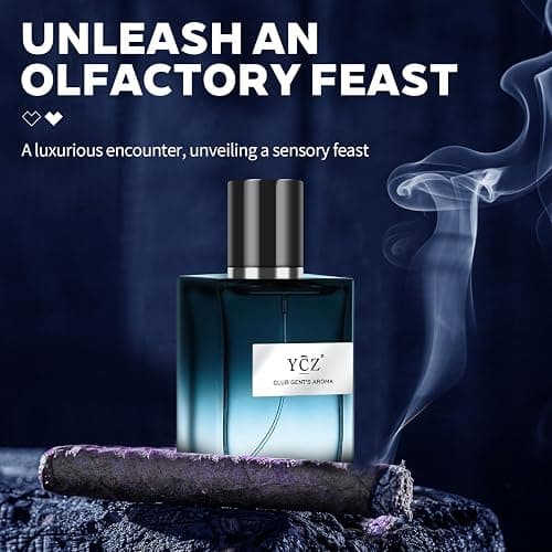 Ycz CLUB GENT'S AROMA, 1.7oz(50ml), Man Perfume, Nightclub Essential Fragrance, Long Lasting Cologne for Men with Aromatic Woody Notes of Aldehyde, Ginger, Mint, and Lemon thumbnail 2