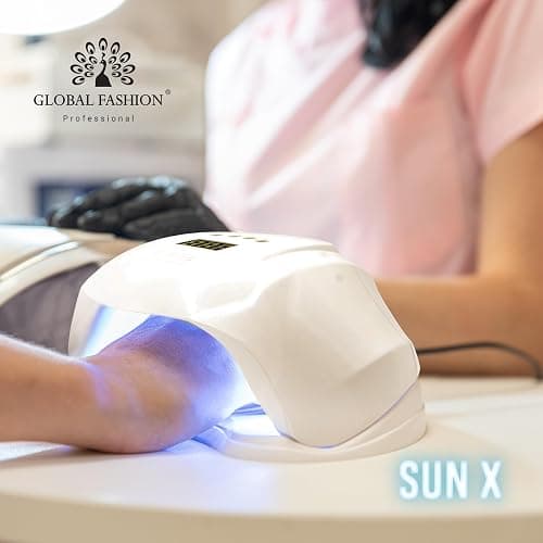 Global Fashion SunX 54W UV-LED-Nageltrockner Nagellampe für Gelpolitur, UV-Lichthärtungslampe mit 4 Timern, perfekt für Maniküre und Pediküre, Nagellack UV-Lampe thumbnail 5