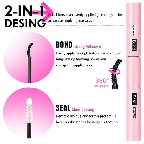 YlDUO Lashes Clusters Kit 7 style Mix Clusters Eyelashes Extensions 835Pcs C-Curl Volume Lashes Clusters Kit 9-18mm Wispy DIY Individual Fake Eyelash Extensions Kit DIY at Home Easily thumbnail 7