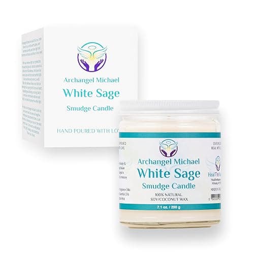 White sage archangel michael candle thumbnail 2