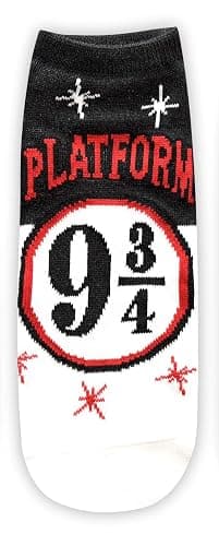 Harry Potter Women's Hedwig Marauders Map Platform 9 3/4 5 Pack Ankle Socks thumbnail 4