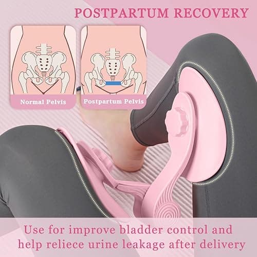 homimanor Thigh Master Thigh Exerciser, Hip & Inner Thigh Exercise Equipment, Pelvic Floor Muscle Trainer with Figure 8 Resistance Band for Arm Leg, Thigh Toner Kegel Exercise Products for Women thumbnail 2