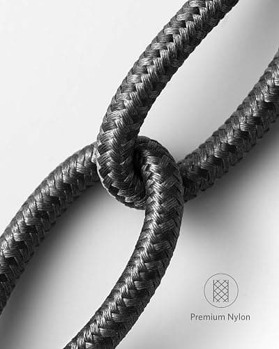 Anker 3.3ft Premium Double-Braided Nylon Lightning Cable, Apple MFi Certified for iPhone Chargers, iPhone X/8/8 Plus/7/7 Plus/6/6 Plus/5s, iPad Pro Air 2, and More(Black) thumbnail 5