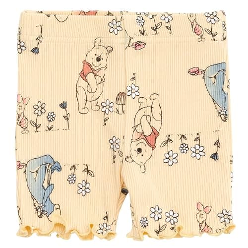Disney Girls' Ribbed Peplum Tee and Shorts Set for Baby & Kids | 2-Piece Set, Dropneedle Ribbed Fabric, Peplum or Ruffle Accents, Comfortable Elastic Waistband, Soft Cotton Blend thumbnail 6