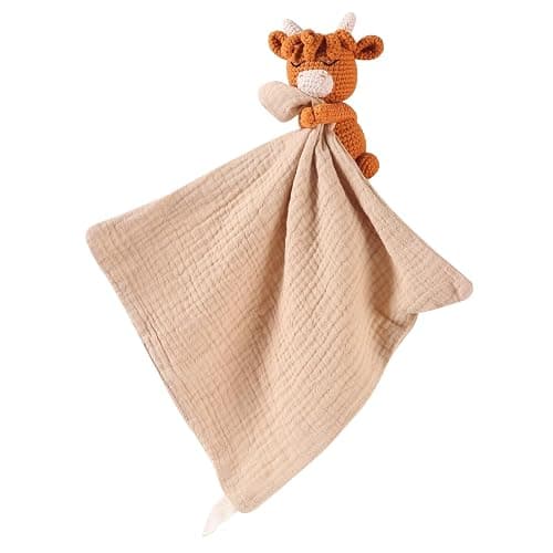 BBYP Lamb Luxury Snuggle Plush Animal Security Blanket Blanket Infant Nursery Character Blanket Luxury Snuggler Plush Baby Lovey Lamb - Image 1