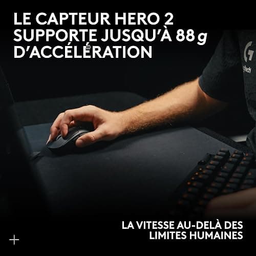 Logitech G PRO X SUPERLIGHT 2 - mouse gaming wireless, mouse Pro-Grade da 60 g con 5 pulsanti programmabili, Versione Est Europa, 44.000 DPI, velocità di aggiornamento di 8 kHz, USB-C, PC/Mac - Bianco thumbnail 11