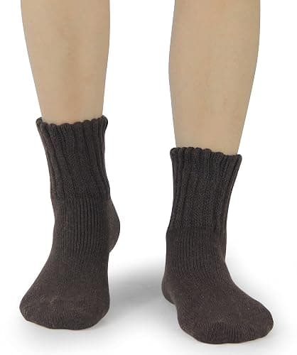 BenSorts Women's Winter Boots Socks Thick Warm Cozy Crew Socks Solid Color Gifts thumbnail 5