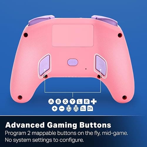 PowerA Advantage Wireless Controller for Nintendo Switch 2 - Kirby PuffOfficially Licensed, Hall Effects, Mappable Buttons, Pro Controller, C Button, Motion Controls thumbnail 5