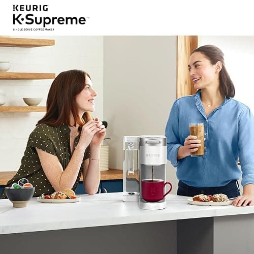 Keurig K-Supreme Single Serve K-Cup Pod Coffee Maker, MultiStream Technology, 4 Brew Sizes, 66oz Dual-Position Removable Reservoir, White - White - Coffee Maker thumbnail 13