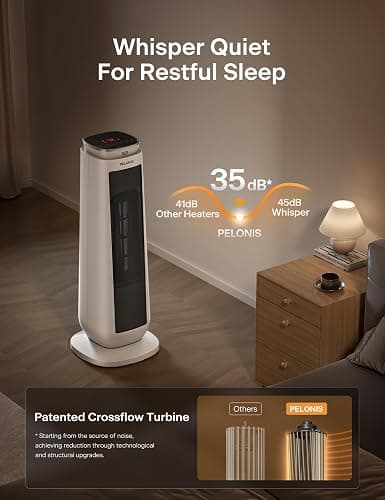 Ceramic Tower Space Heater with Remote thumbnail 6