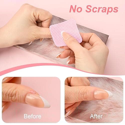 Lint Free Nail Wipes, 540PCS Nail Supplies Nail Polish Remover Wipes, Super Absorbent Soft Nail Wipes for Fingernail Polish Remover and Eyelash Extension Wipes for Nail Art thumbnail 6